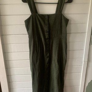 Madewell Texture & Thread button-up dress - XS